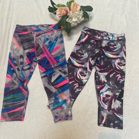 Girls Size M 10-12 ADIDAS Capri Bundle - Picture 1 of 7